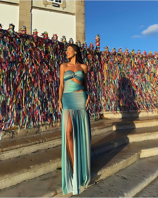 Aurellia Bleu Jurk